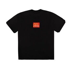 Cactus Jack Travis Scott McDonald’s Sesame Short Sleeve Tee Black Unisex Medium